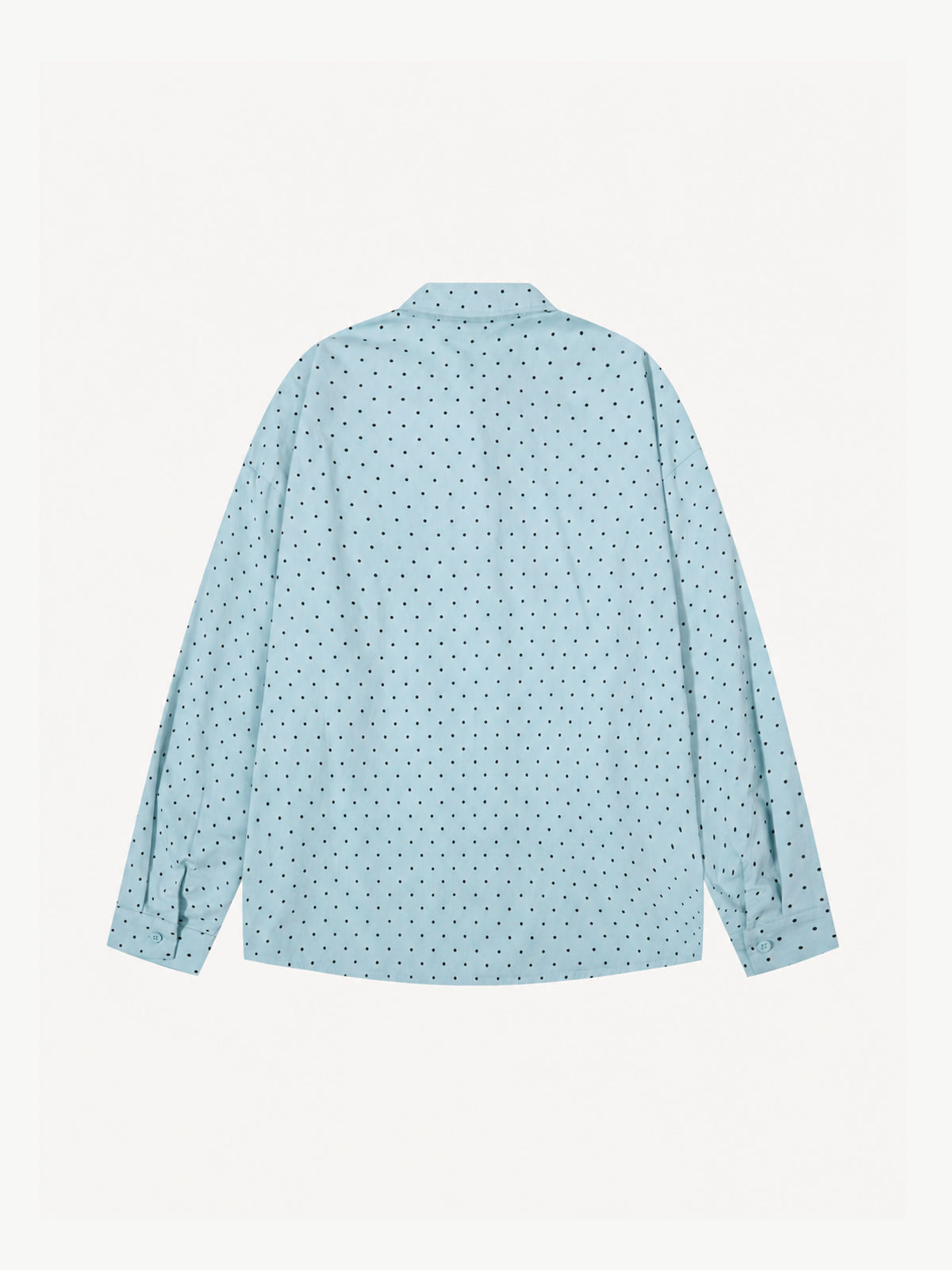 OYL-Lab Polka Dot Anime Embroidery Long Sleeve Shirt