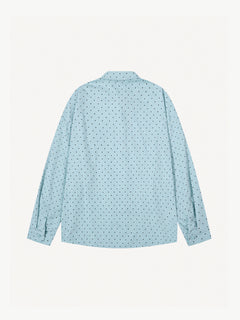 OYL-Lab Polka Dot Anime Embroidery Long Sleeve Shirt