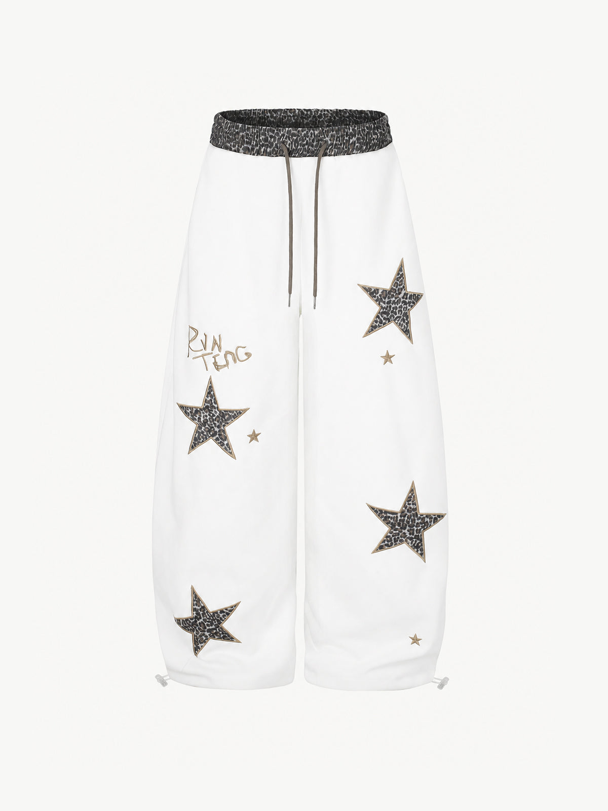 [Copy]OYL-Lab Distressed Cross Print Baggy Pants