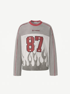 OYL-Lab 87 Flame Waffle Long Sleeve Jersey