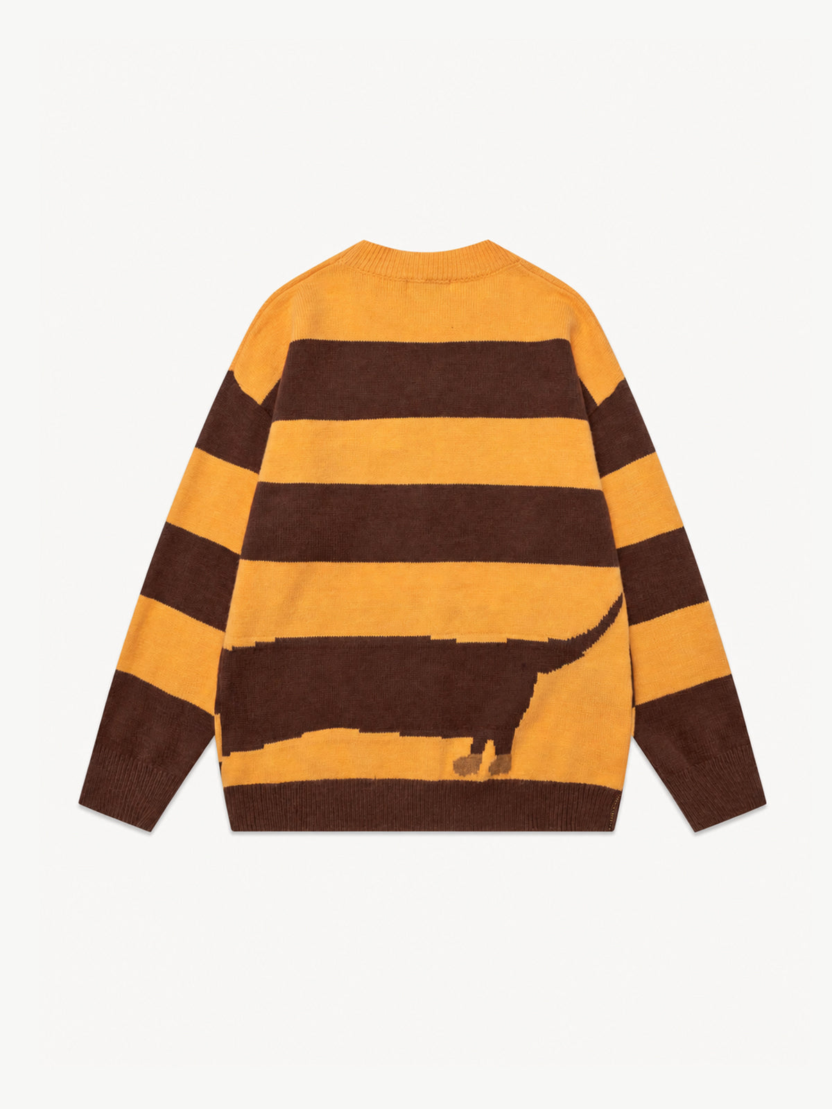 OYL-Lab Dachshund Jacquard Stripe Sweater
