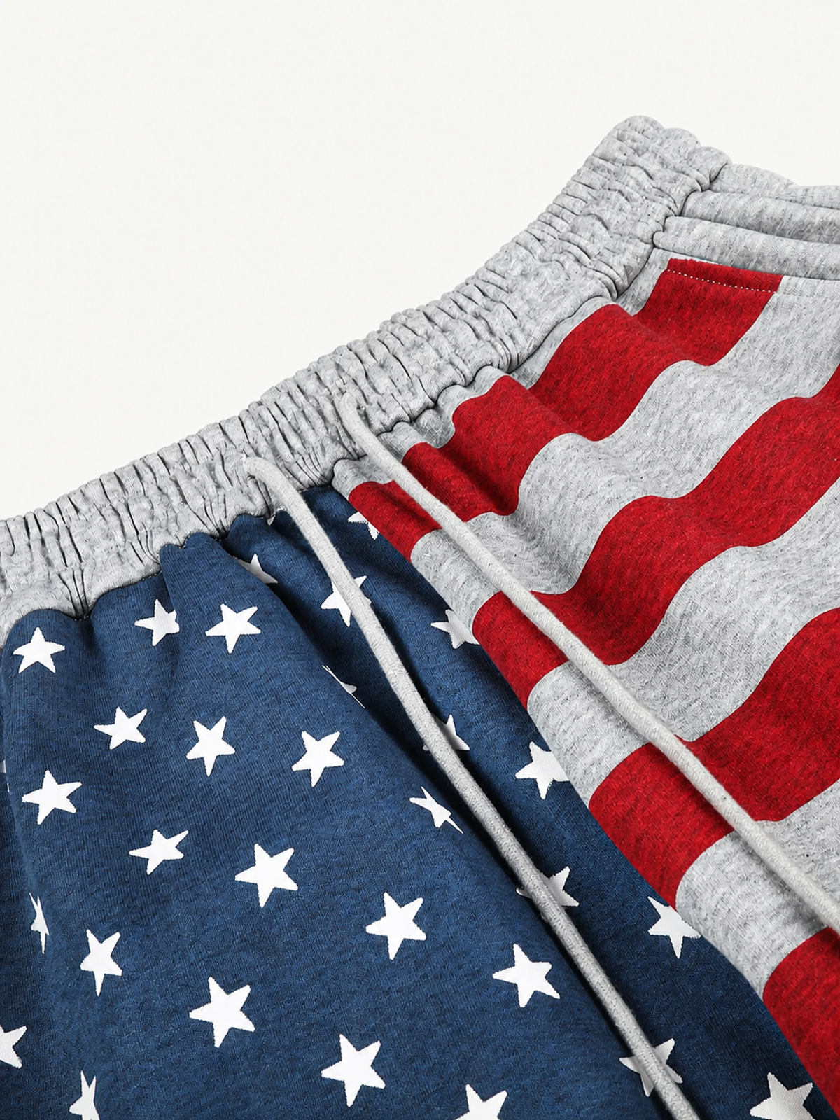 OYL-Lab American Flag Print Baggy Sweatpants