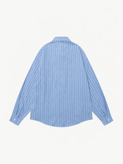 OYL-Lab Cat Embroidery Long Sleeve Shirt