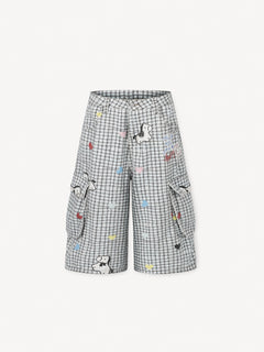 [Copy][Copy][Copy][Copy]OYL-Lab Star Patch Washed Denim Jorts