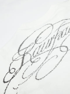 [Copy][Copy][Copy]OYL-Lab Cartoon Rabbit Hand Doodle Tee