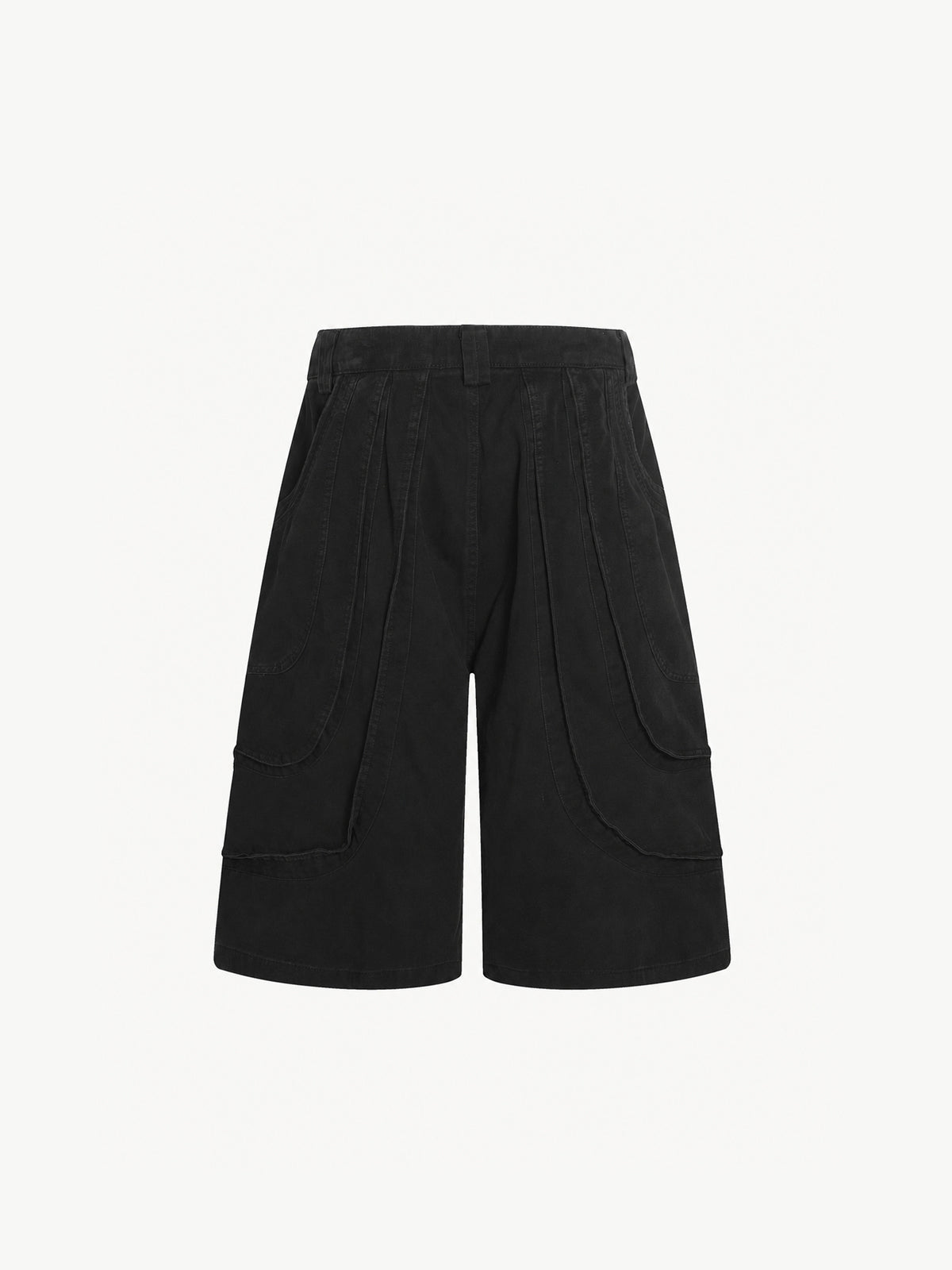 OYL-Lab Deconstructed Seam Panel Cargo Shorts