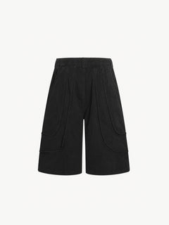 OYL-Lab Deconstructed Seam Panel Cargo Shorts