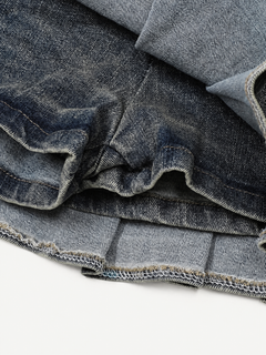 [Copy][Copy][Copy][Copy][Copy][Copy]OYL-Lab Star Patch Washed Denim Jorts