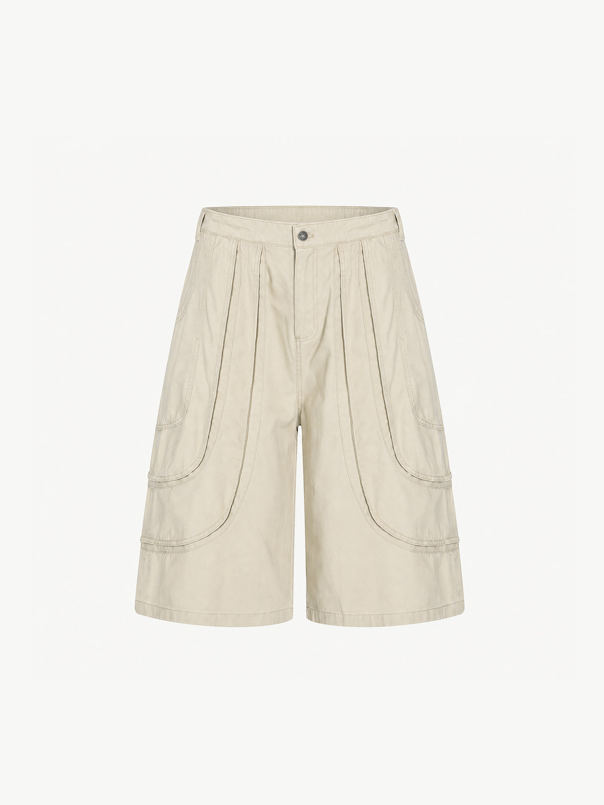 OYL-Lab Deconstructed Seam Panel Cargo Shorts