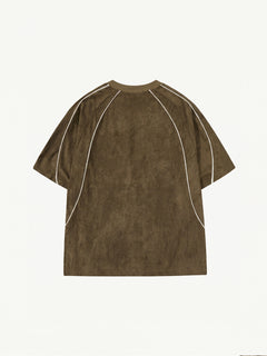 OYL-Lab Suede Soccer Jersey #7 V Neck Tee