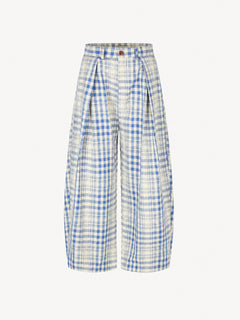 OYL-Lab Pleated Plaid Casual Trousers