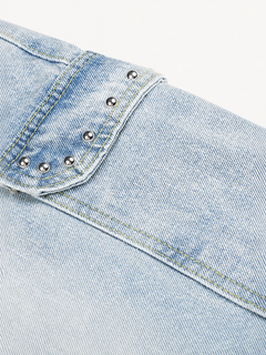 OYL-Lab Metal Stud  Baggy Cargo Denim Pants