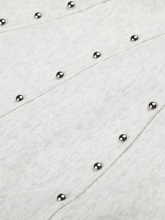 OYL-Lab Oversized Rivet Zip Up Hoodie
