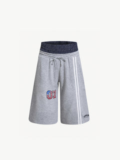 OYL-Lab Dual Waist Striped 07 Flag Shorts