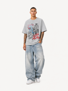 OYL-Lab Hand Drawn Cartoon Puppy Doodle Tee