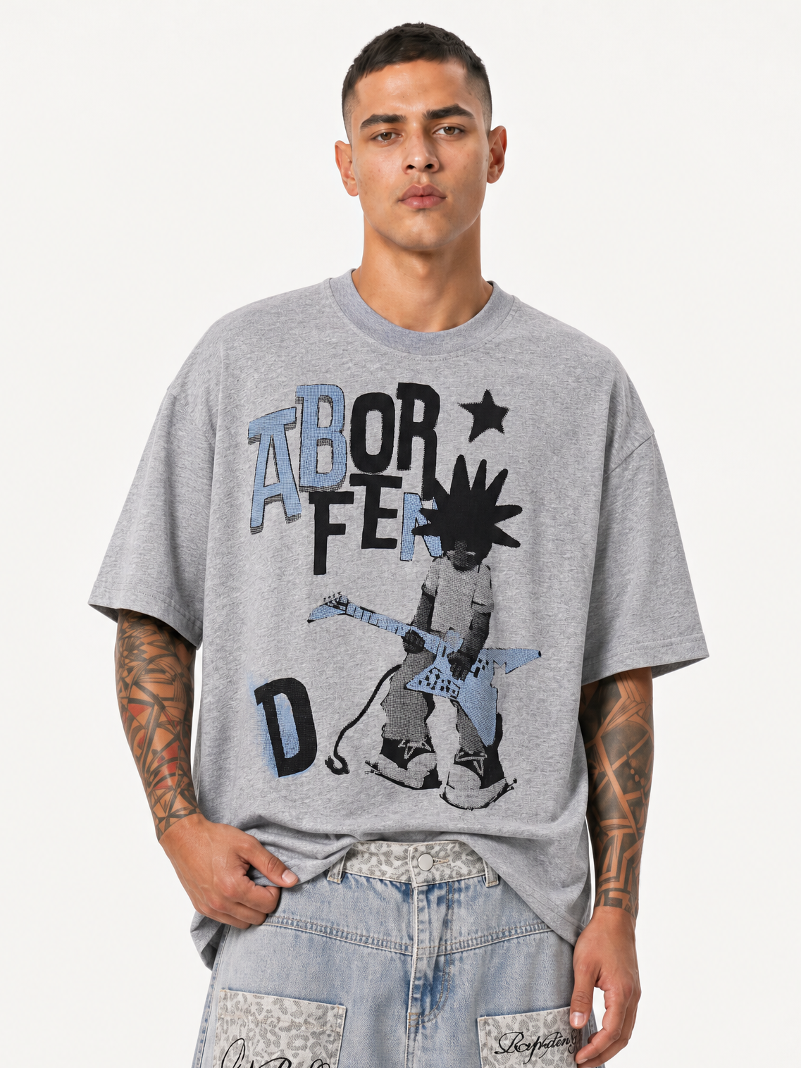 OYL-Lab Vintage Punk Rock Tee