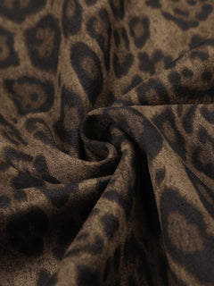 OYL-Lab Oversized Leopard Print Bomber Jacket