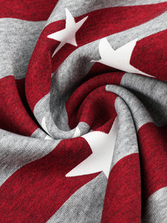 OYL-Lab American Flag Print Baggy Sweatpants