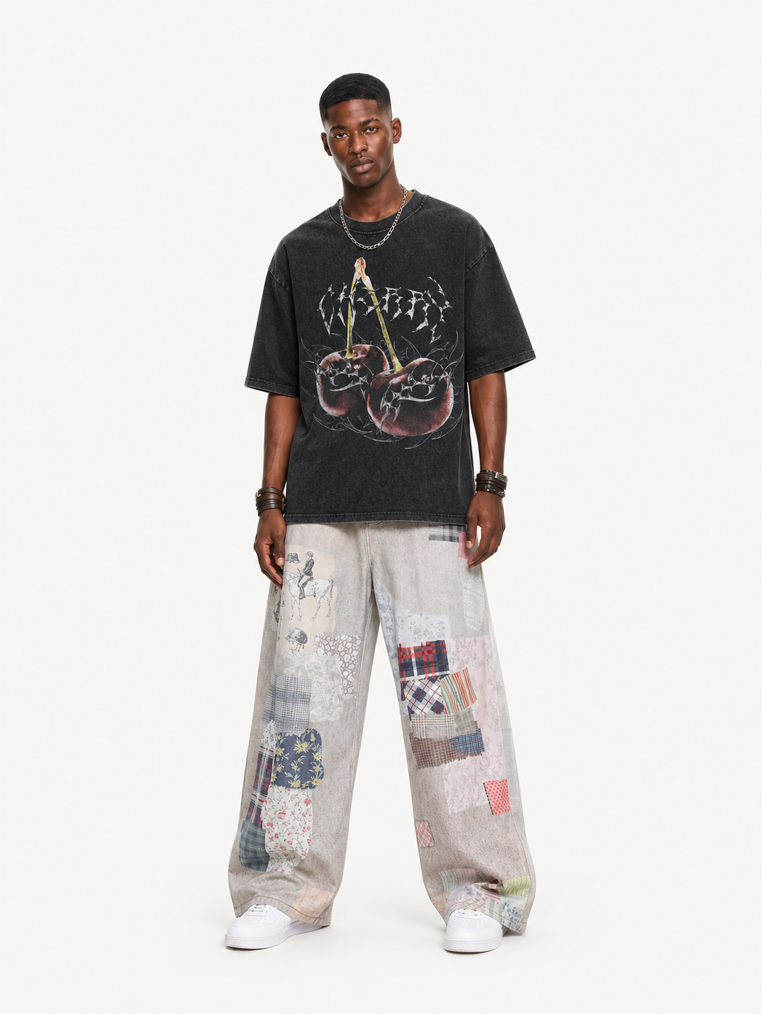 [Copy][Copy][Copy][Copy][Copy][Copy][Copy][Copy][Copy][Copy][Copy]OYL-Lab Waffle Rib Distressed Letter Print Tee