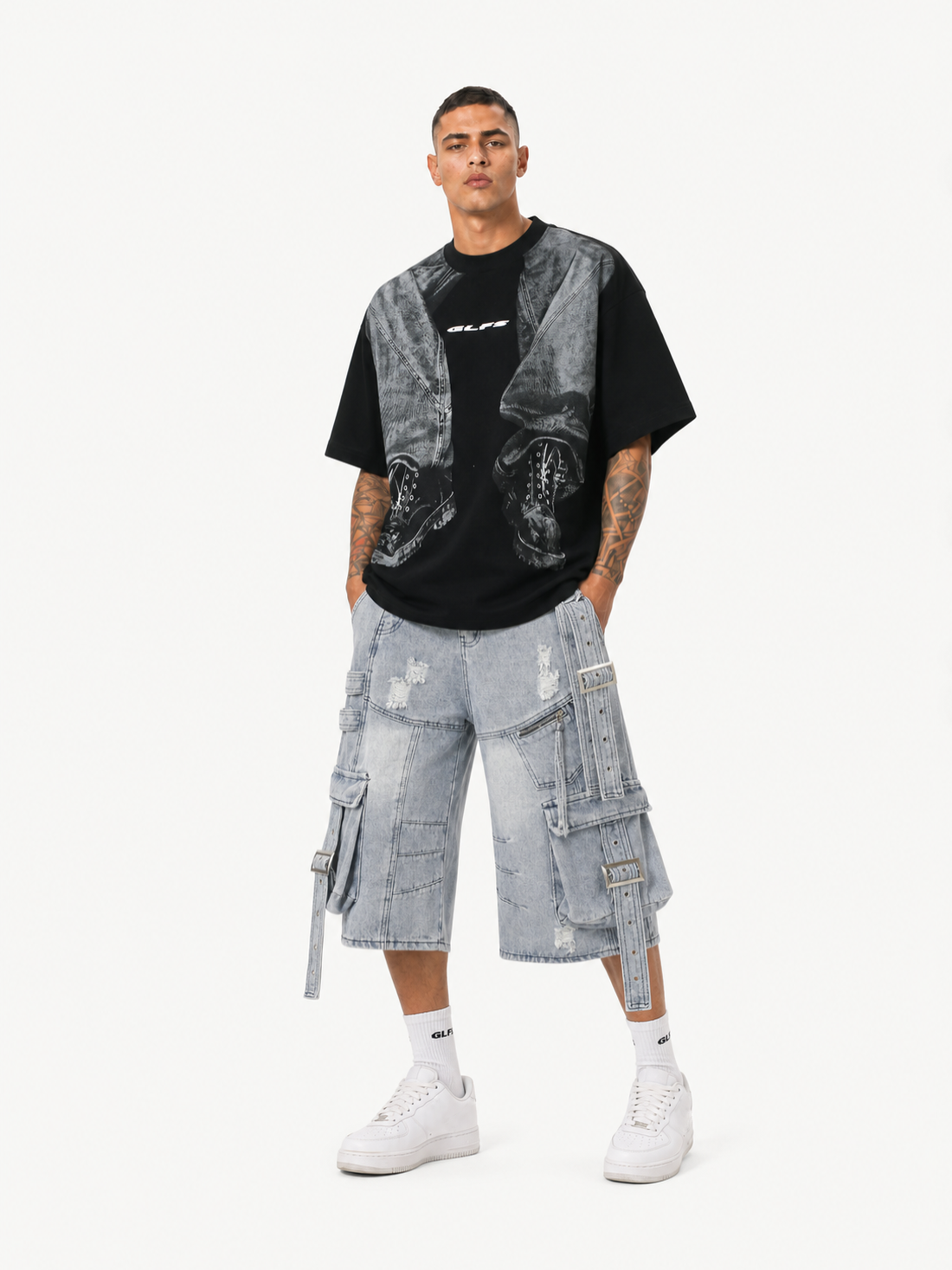 OYL-Lab 3D Faux Optical Illusion Tee