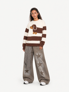 OYL-Lab Vintage Star Washed Baggy Jeans