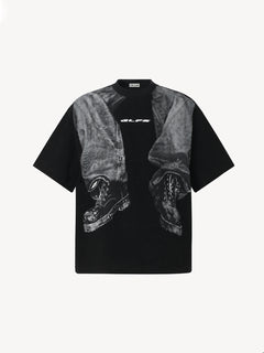 OYL-Lab 3D Faux Optical Illusion Tee