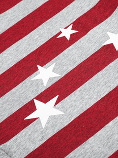 OYL-Lab American Flag Print Baggy Sweatpants