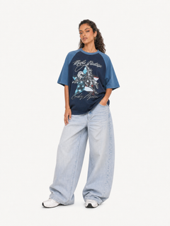 OYL-Lab Western Cowboy Star Vintage Print Tee