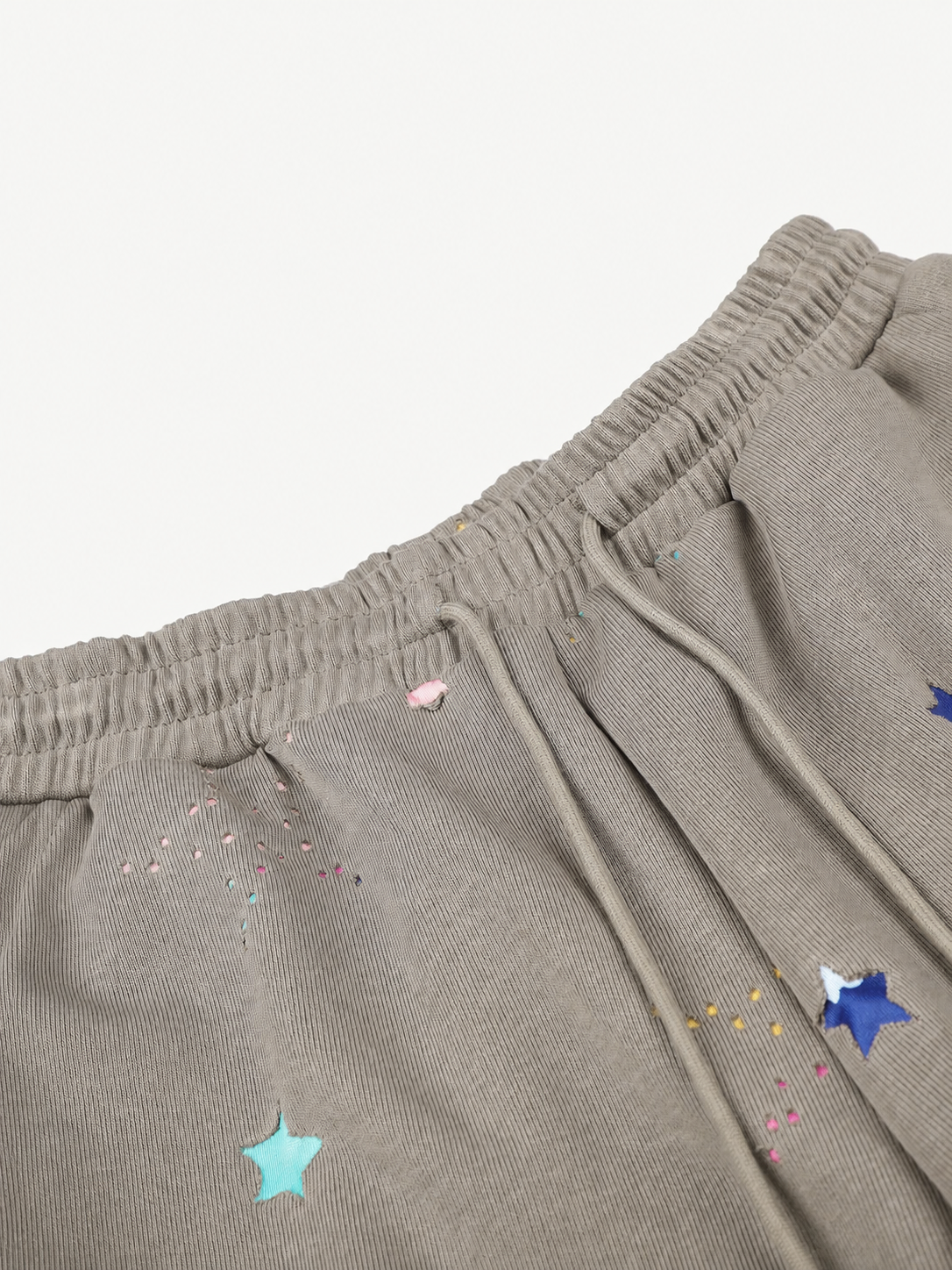 [Copy][Copy]OYL-Lab Distressed Cross Print Baggy Pants