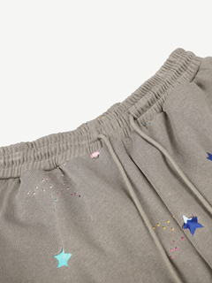 [Copy][Copy]OYL-Lab Distressed Cross Print Baggy Pants