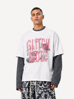 OYL-Lab Vintage Fake Two Piece Long Sleeve Tee