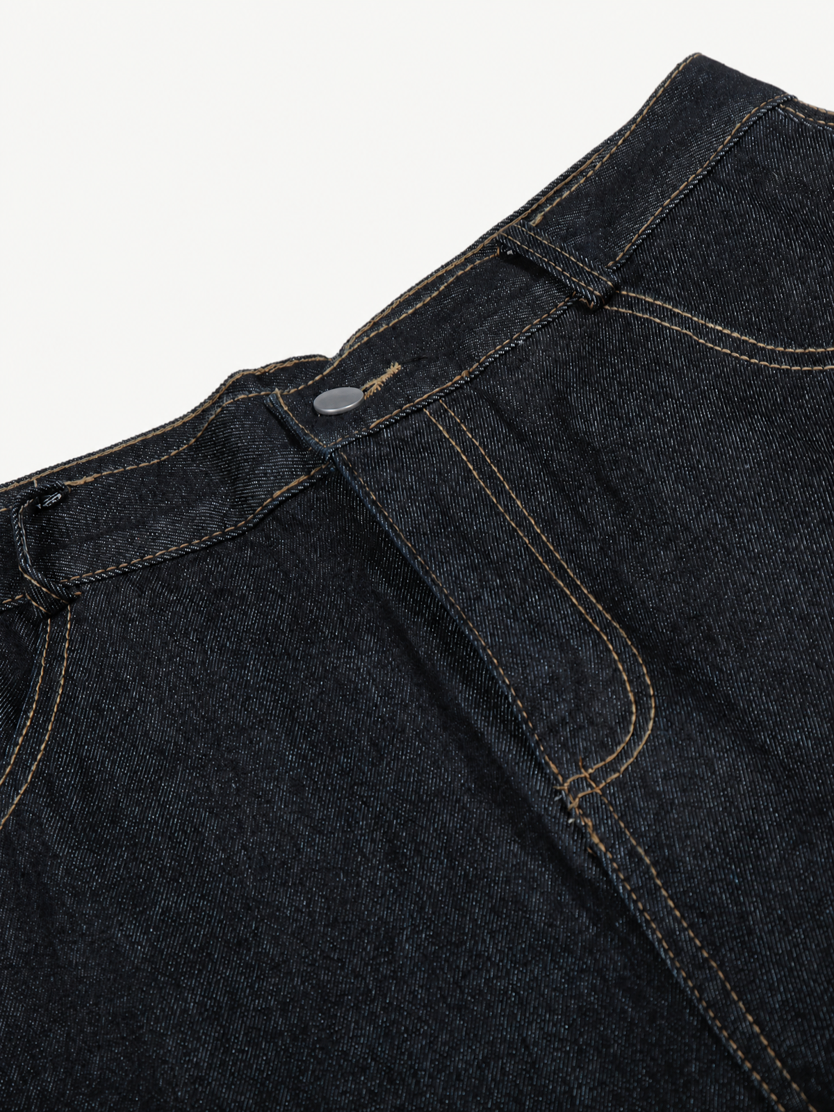 OYL-Lab Star Patch Washed Denim Jorts