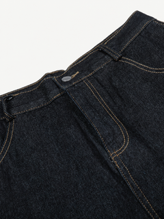 OYL-Lab Star Patch Washed Denim Jorts