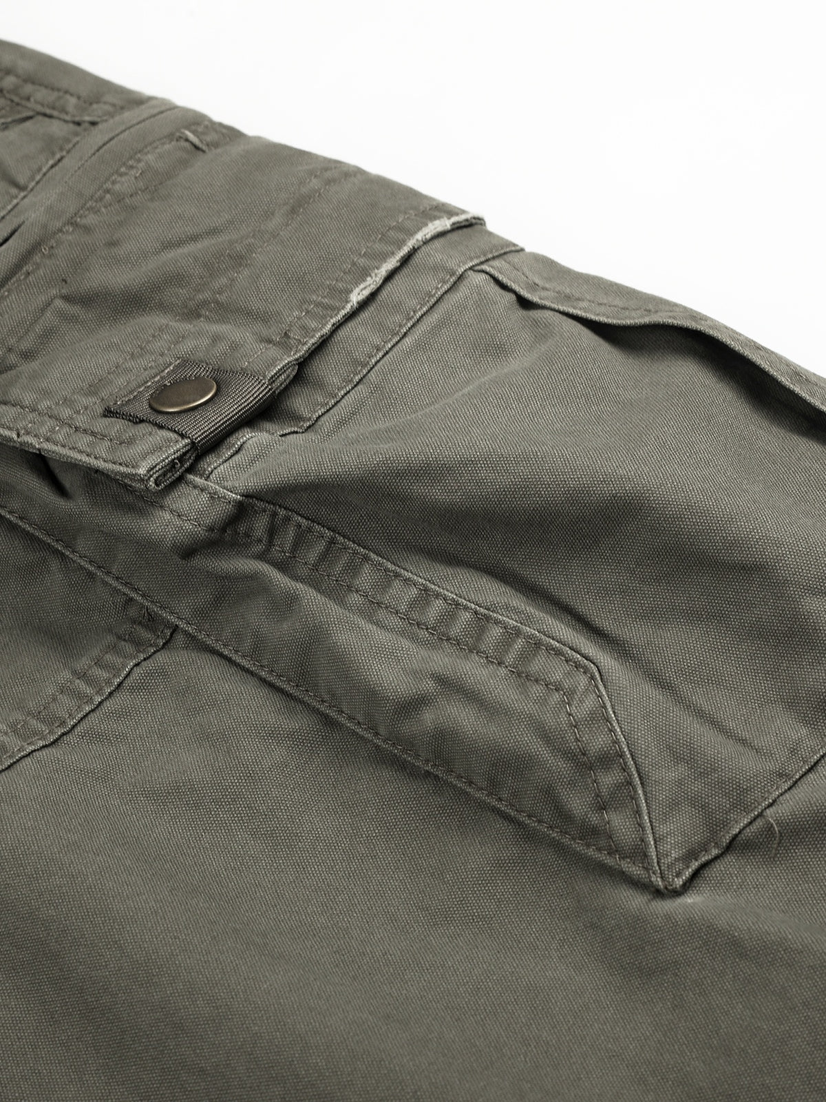 OYL-Lab Vintage Washed Multi-Pocket Cargo Pants
