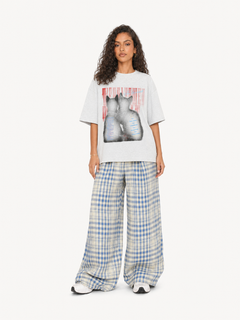 OYL-Lab Pleated Plaid Casual Trousers