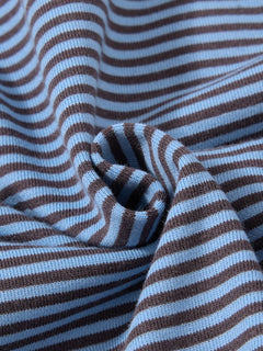 OYL-Lab Striped Military Embroidered Zip Up Cropped Hoodie