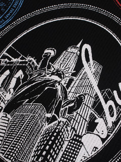 OYL-Lab Vintage New York Stamp Collage Long Sleeve Tee