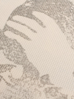 OYL-Lab Waffle Knit Distressed Graphic Tee