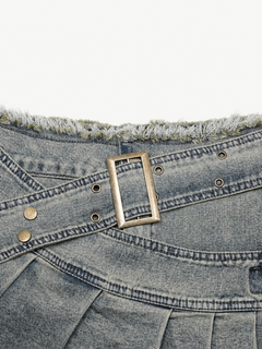 [Copy][Copy][Copy][Copy][Copy]OYL-Lab Star Patch Washed Denim Jorts