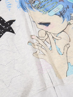 [Copy]OYL-Lab Cartoon Graphic Zip Up Hoodie