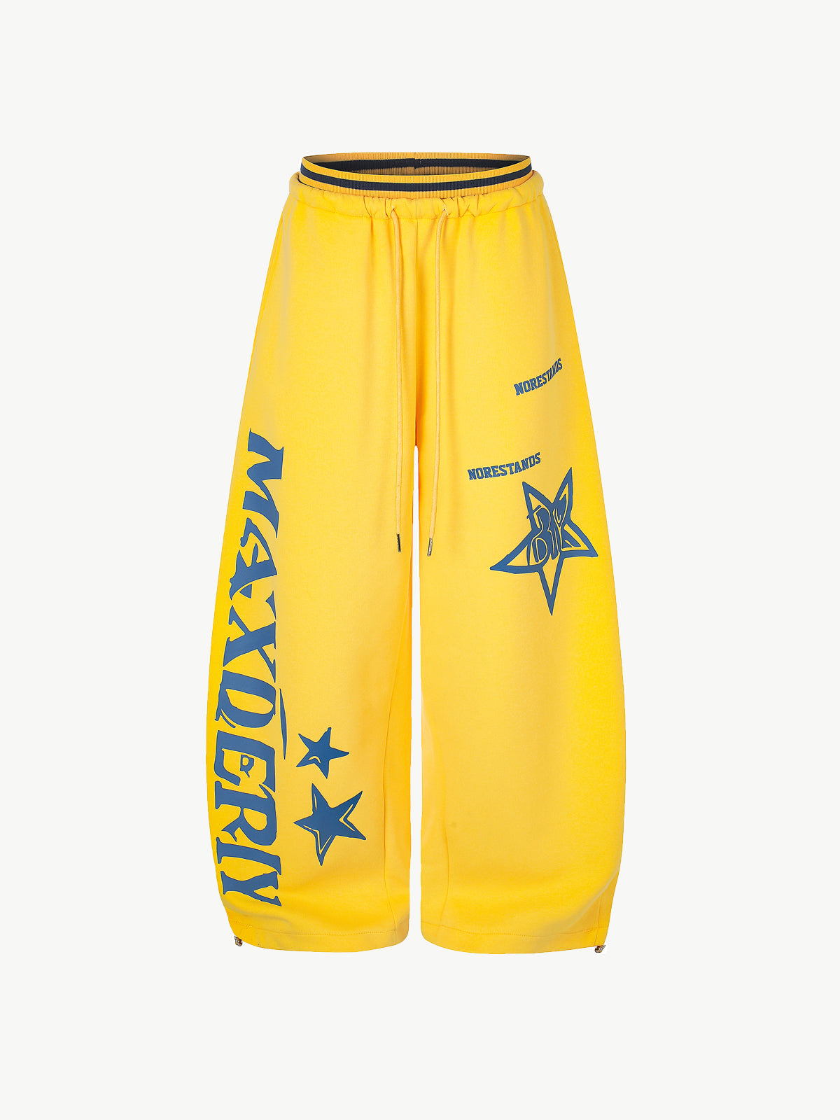 OYL-Lab Star Gothic Letter Graphic Barrel Baggy Sweatpants