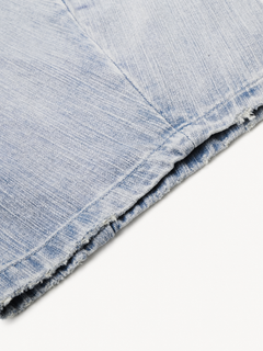 OYL-Lab Curved Seam Baggy Rivet Washed Jeans