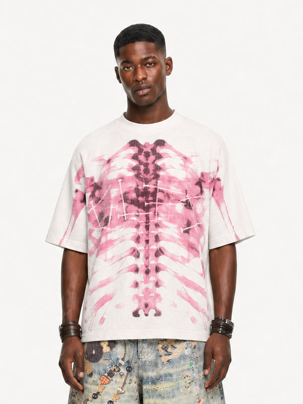 [Copy][Copy][Copy][Copy][Copy][Copy][Copy][Copy][Copy][Copy][Copy][Copy][Copy]OYL-Lab Waffle Rib Distressed Letter Print Tee