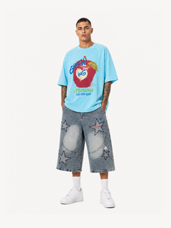 OYL-Lab Star All Over Apple Graphic Tee